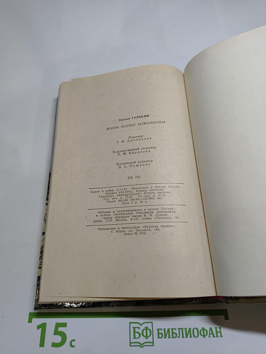 Жизнь Матвея Кожемякина