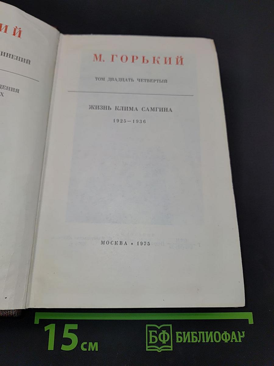 Жизнь Клима Самгина. Том двадцать четвертый