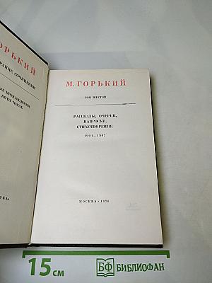 Собрание сочинений. Том шестой: Рассказы, очерки, наброски, стихотворения 1901-1907