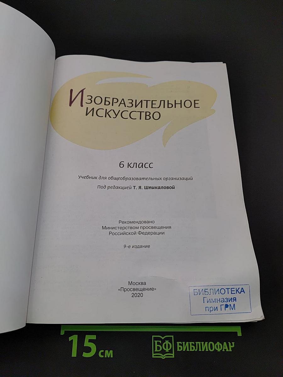 Изобразительное искусство. 6 класс