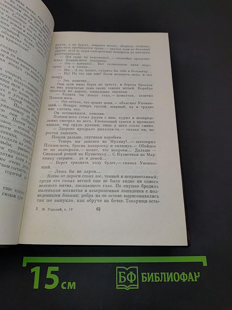М. Горький. Собрание сочинений в тридцати томах. Том четвертый. "Фома Гордеев", рассказы, очерки, наброски, стихи 1897-1899