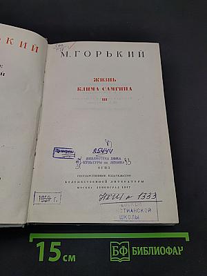 Жизнь Клима Самгина. Часть третья