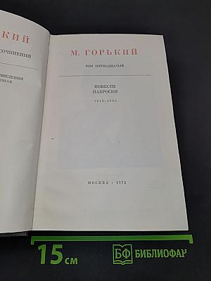 Собрание сочинений в пятнадцати томах. Том пятнадцатый. Повести, наброски 1910-1915