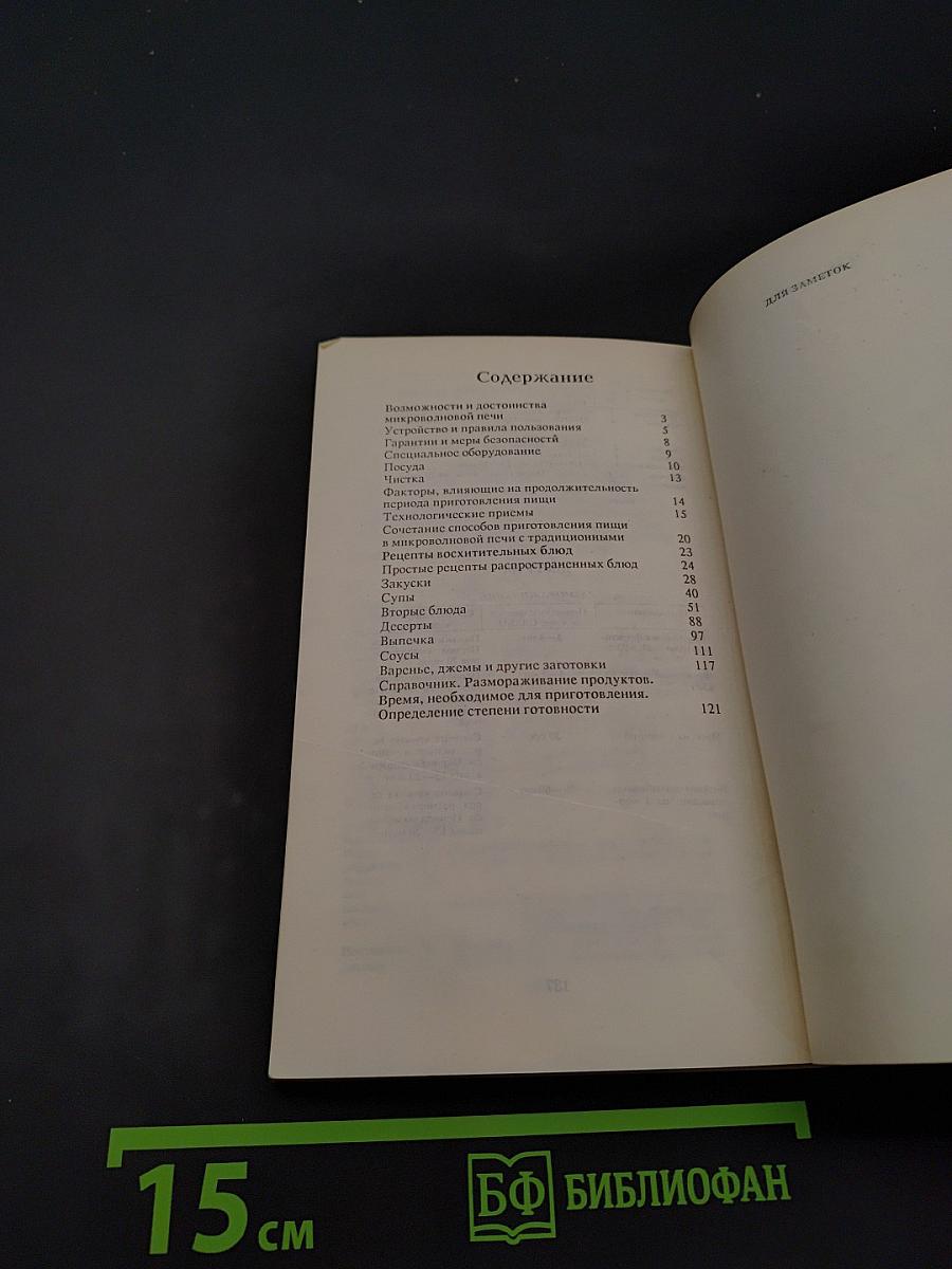 Рецепты блюд для приготовления в микроволновой печи