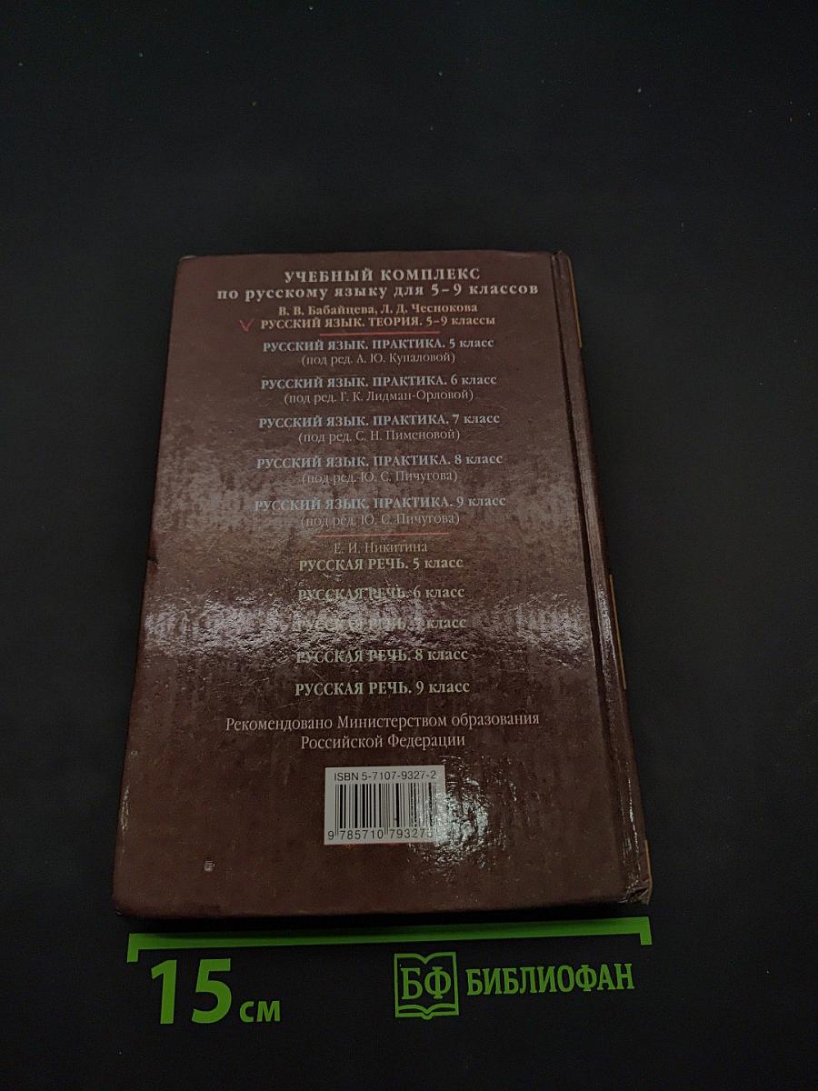 Русский язык. Теория. 5-9 классы