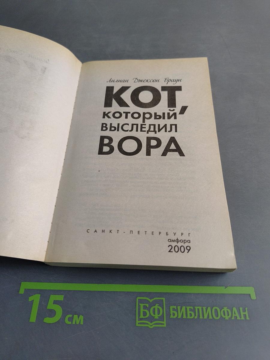 Кот, который выследил вора