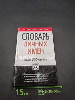 Словарь личных имён