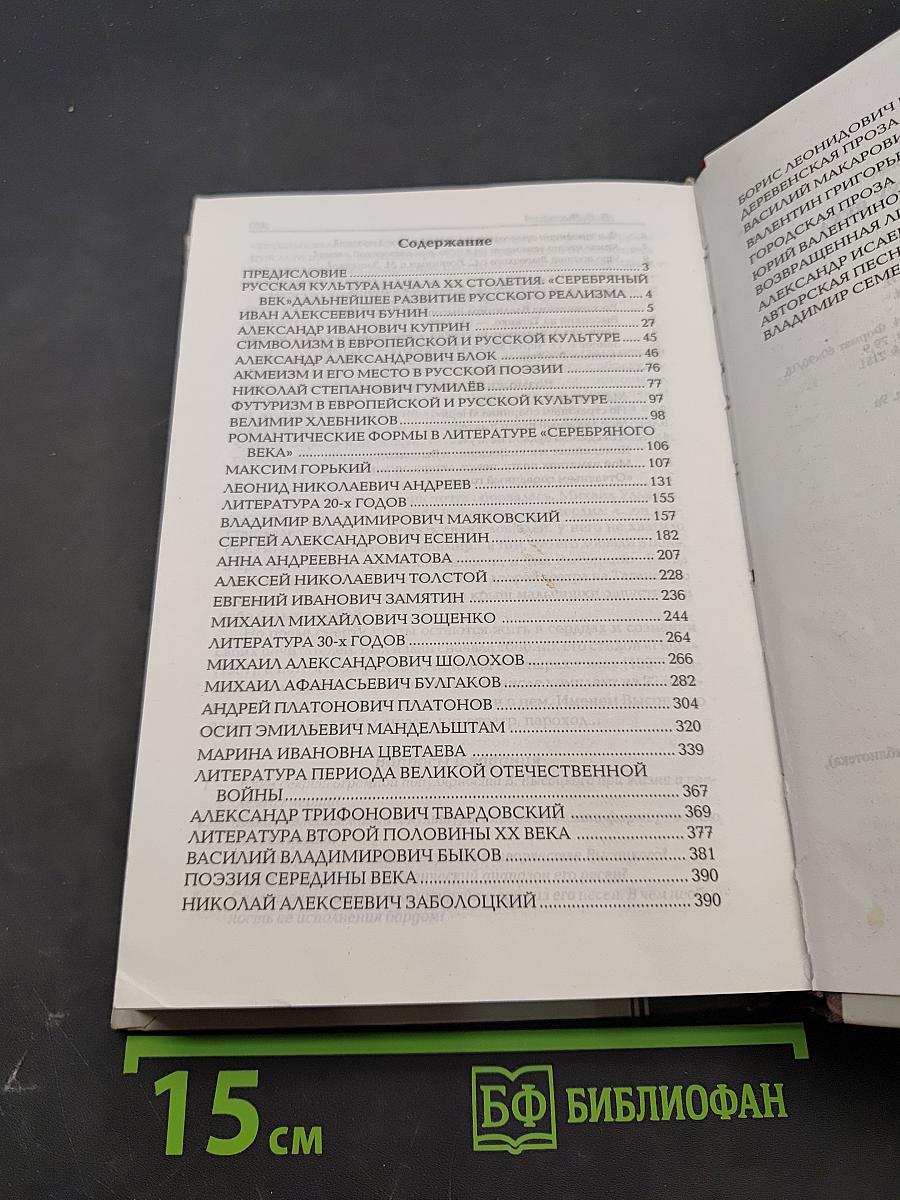 Русская литература XX века