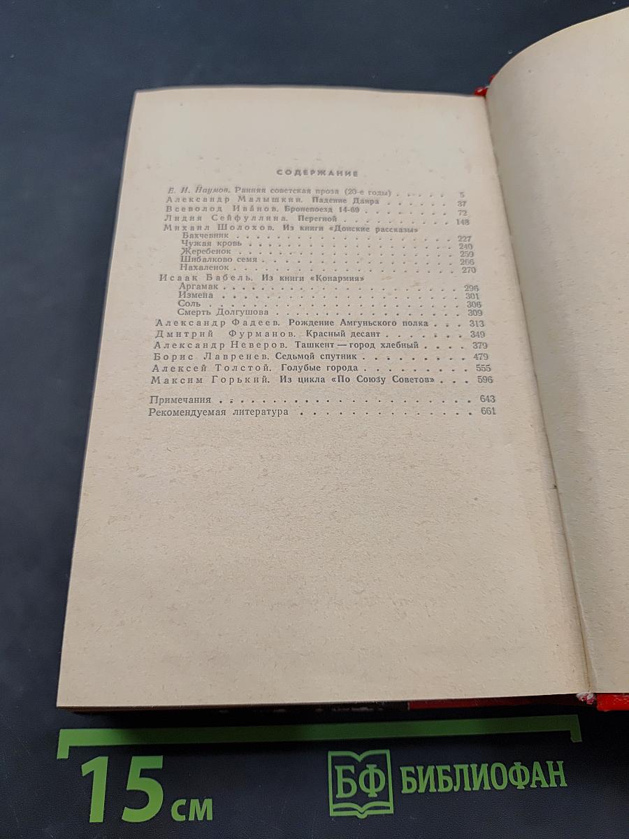 Ранняя советская проза. Повести. Рассказы (20-е годы)