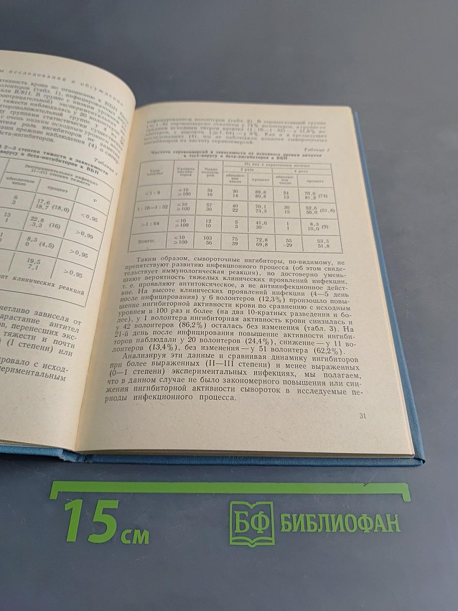 Проблемы гриппа и острых респираторных заболеваний. Том VII