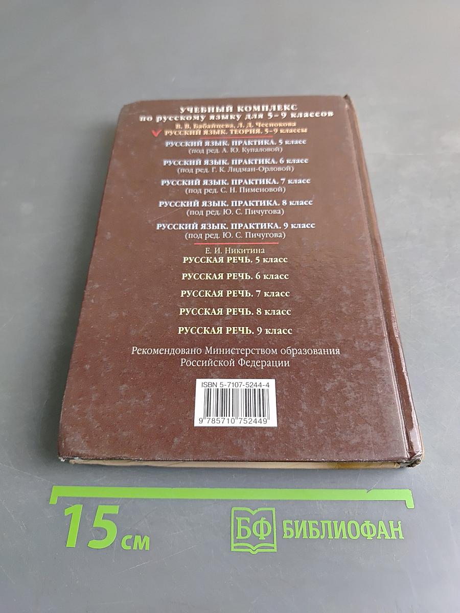 Русский язык. Теория. 5-9 классы