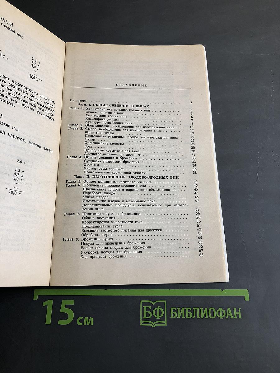 Домашнее изготовление вин
