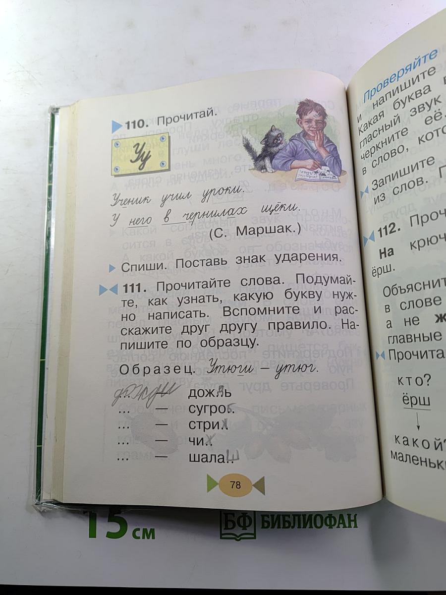 Русский язык. Учебник 1 класс