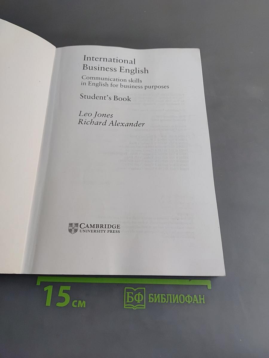 International Business English: Student's Book