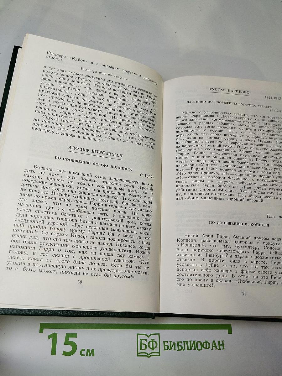 Гейне в воспоминаниях современников
