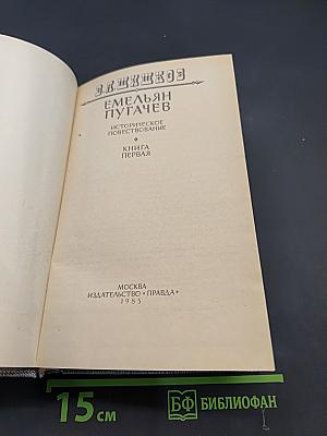 Емельян Пугачев. Историческое повествование. Книга первая