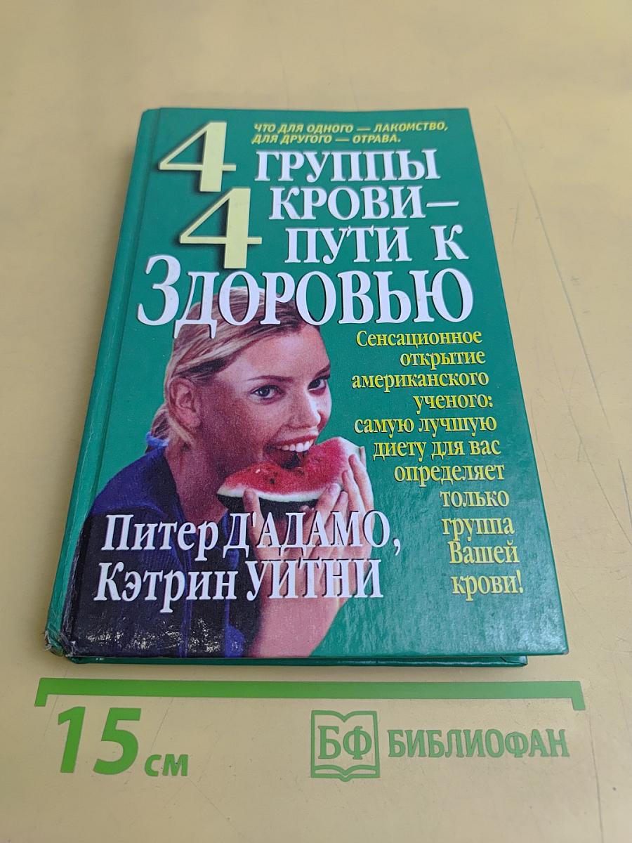 4 группы крови — 4 пути к здоровью