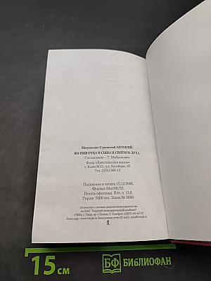 Во имя Отца и Сына и Святого Духа. Проповеди