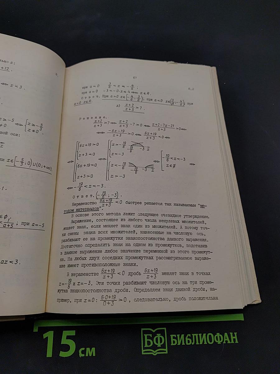 Пособие по математике для поступающих в институт