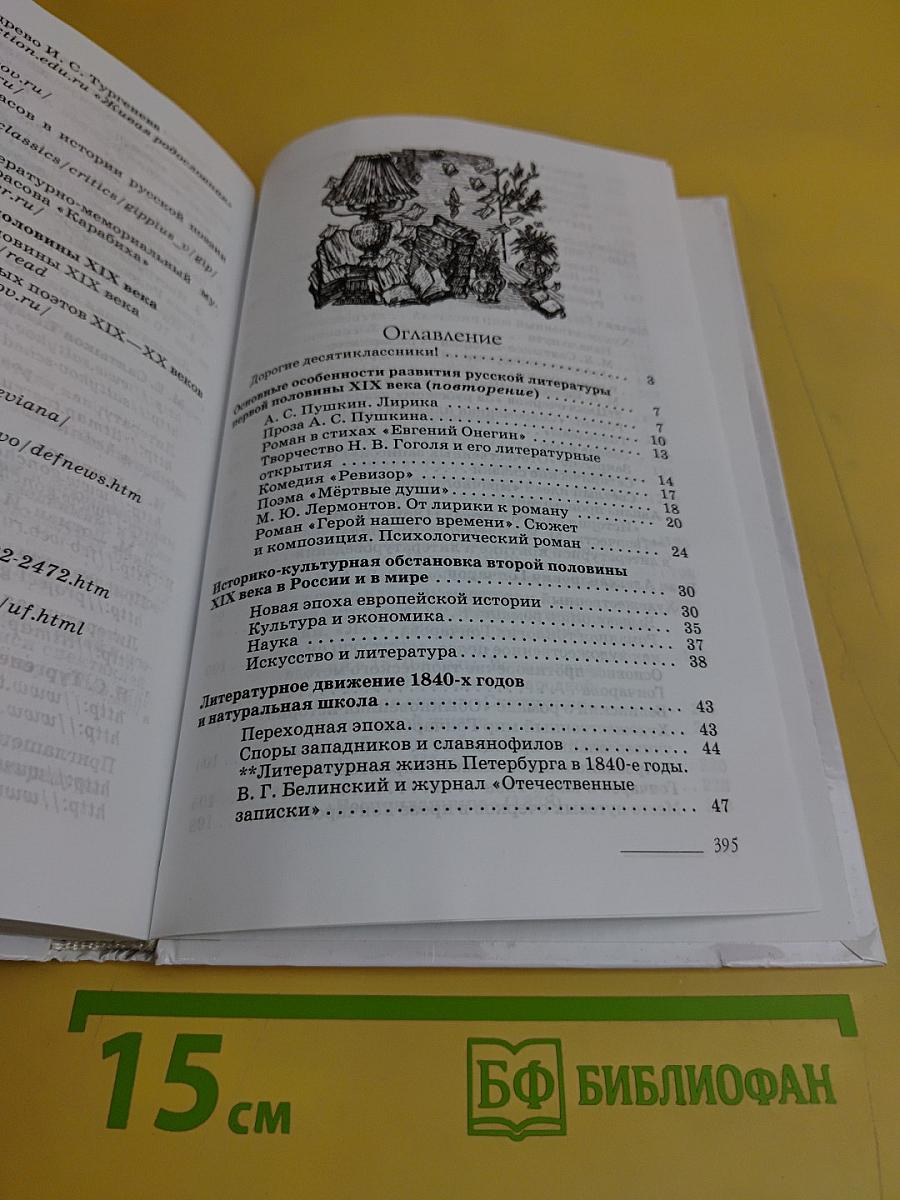 Литература. 10 класс. Часть 1