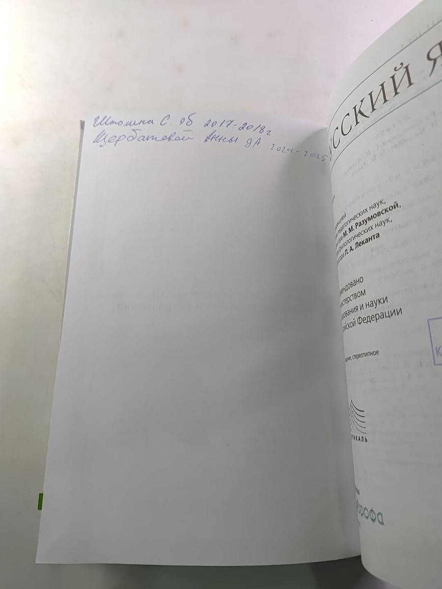 Русский язык. 9 класс