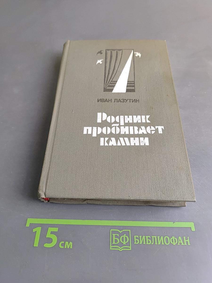 Родник пробивает камни