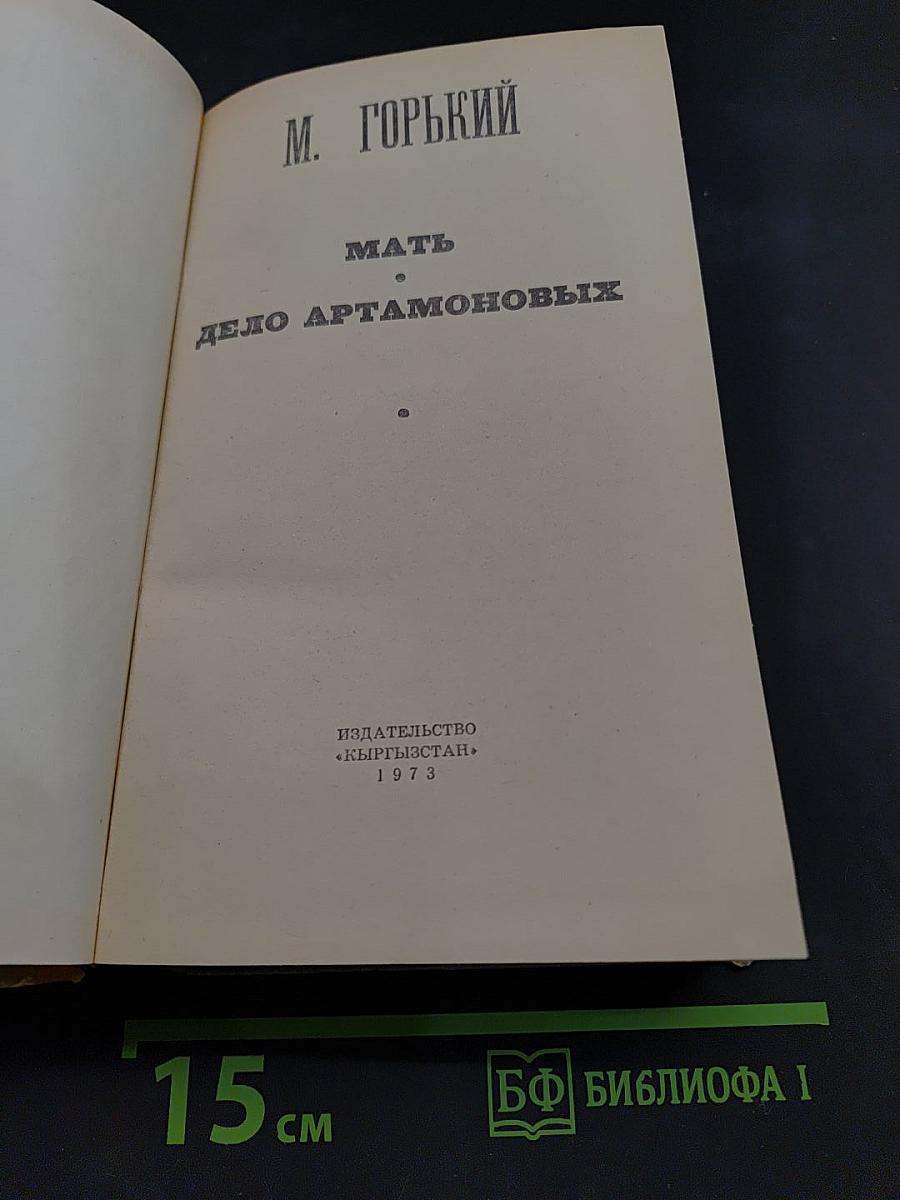 Мать. Дело Артамоновых