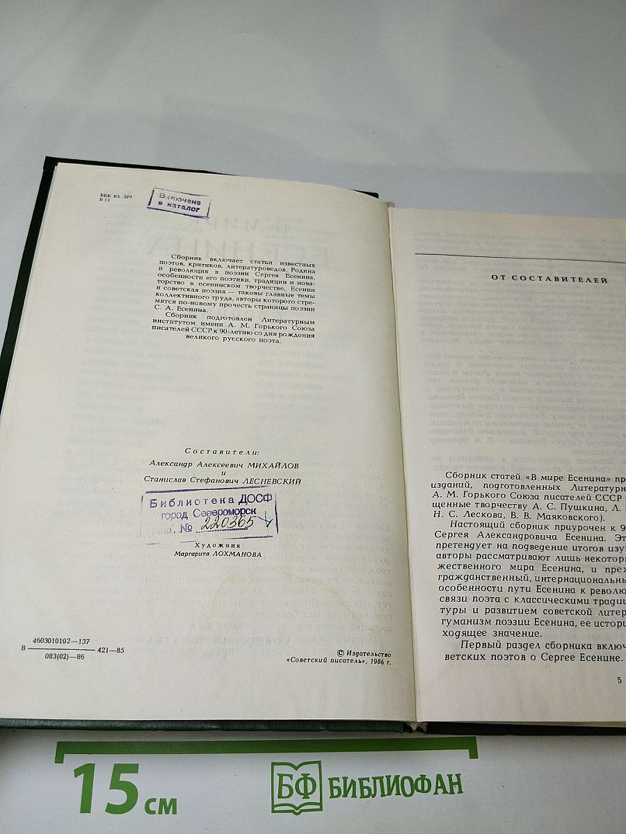 В мире Есенина