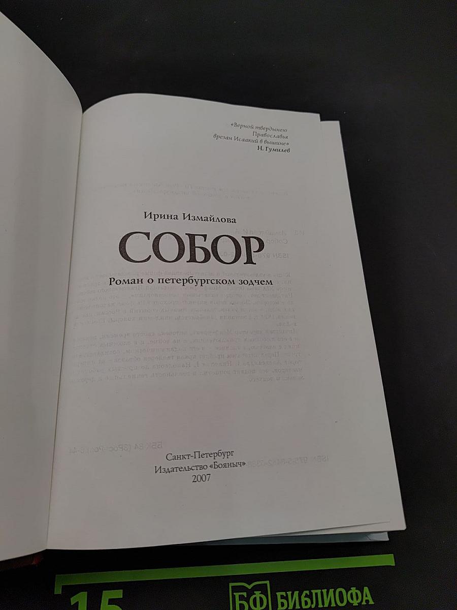 Собор. Роман о петербургском зодчем