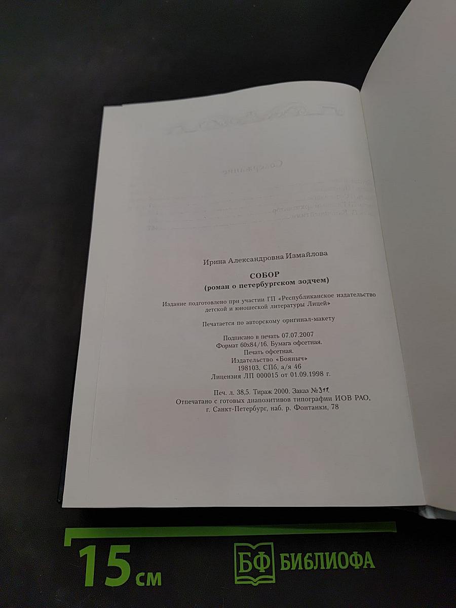 Собор. Роман о петербургском зодчем