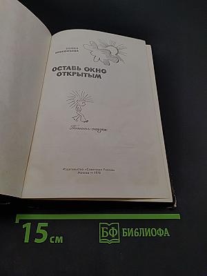 Оставь окно открытым