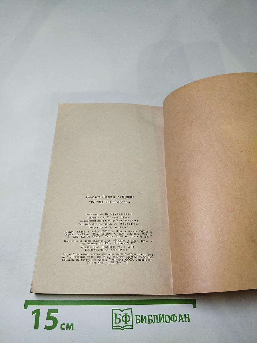 Творчество Бальзака