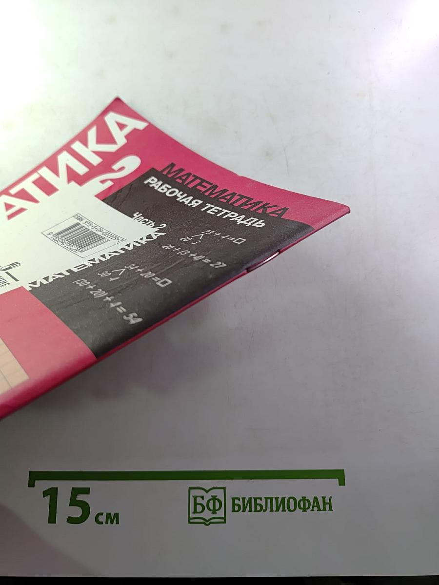 Математика. Рабочая тетрадь. 2 класс. Часть 2