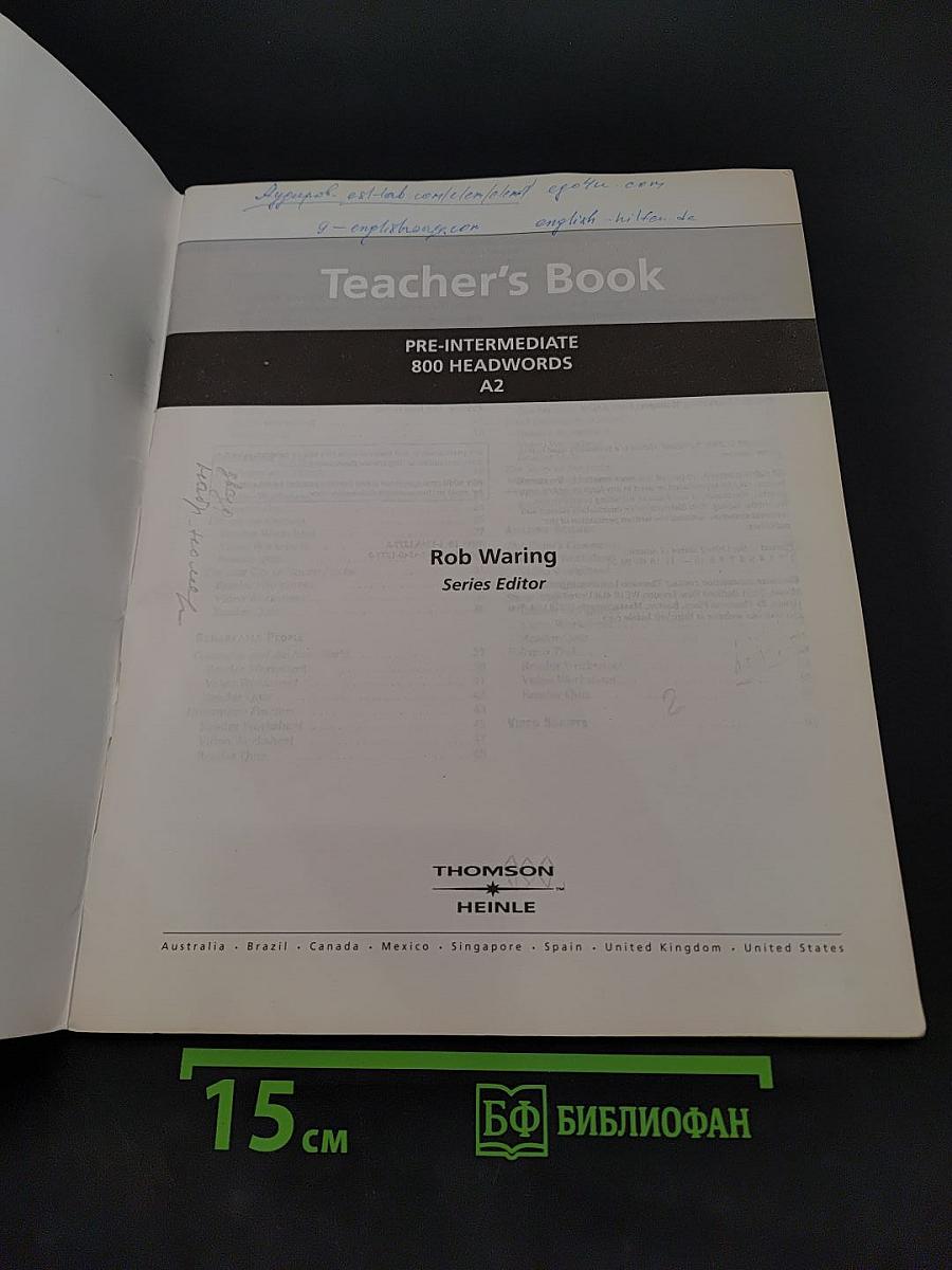 Teacher's Book