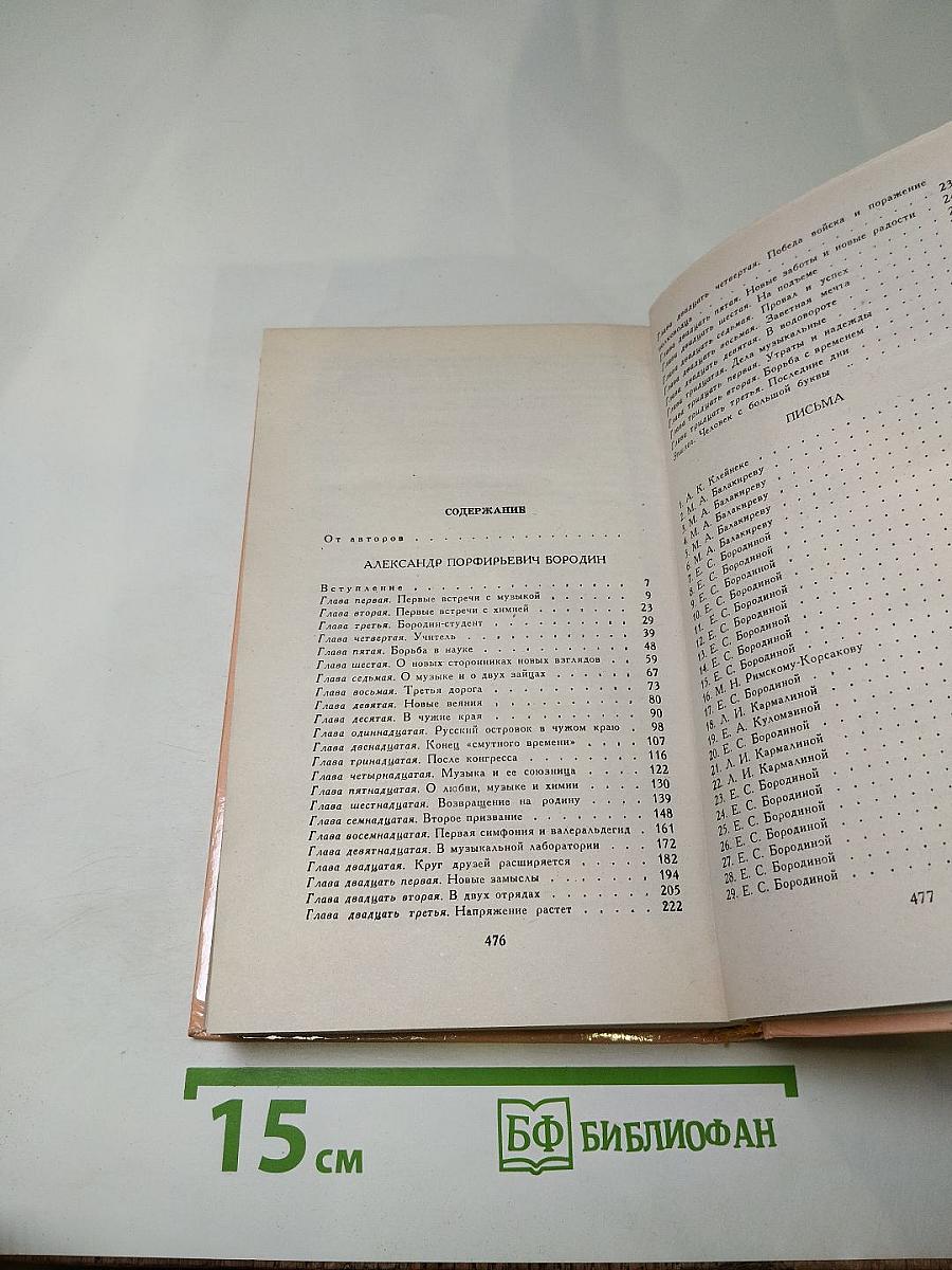 Александр Порфирьевич Бородин. Письма