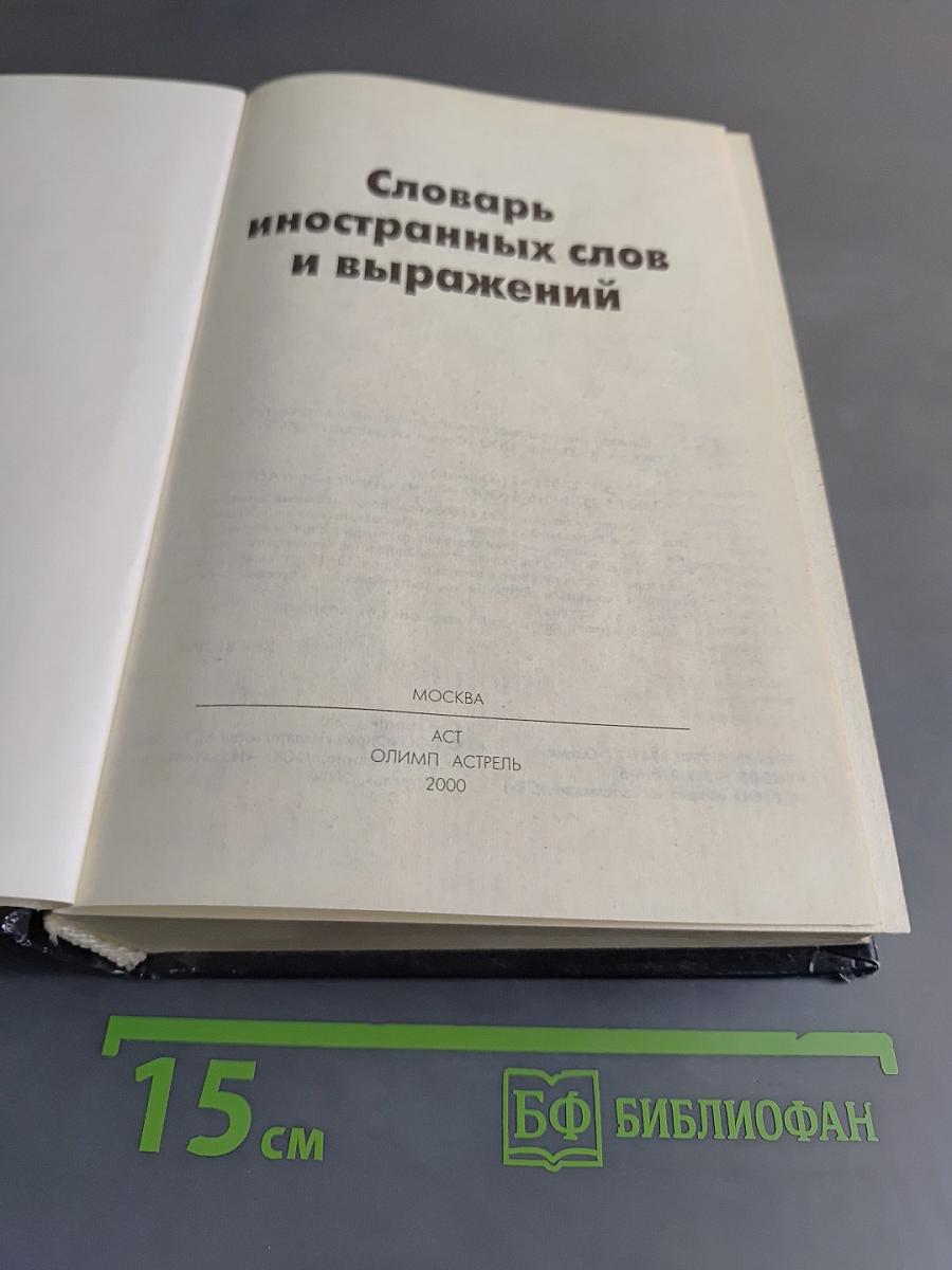 Словарь иностранных слов и выражений