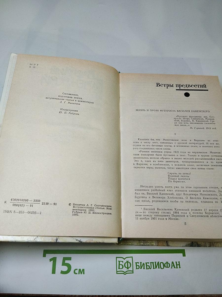 Василий Каменский. Степан Разин. Пушкин и Дантес. Художественная проза и мемуары