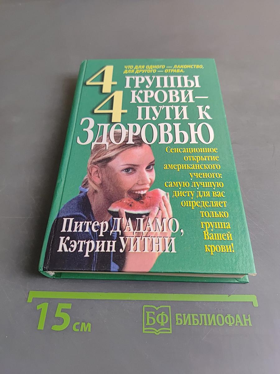 4 группы крови — 4 пути к здоровью