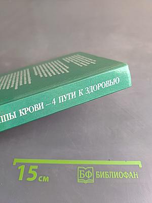 4 группы крови — 4 пути к здоровью