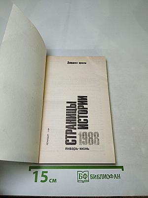 Страницы истории 1988. Январь-июнь. Дайджест прессы