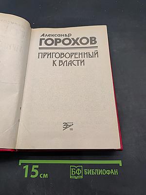 Приговоренный к власти