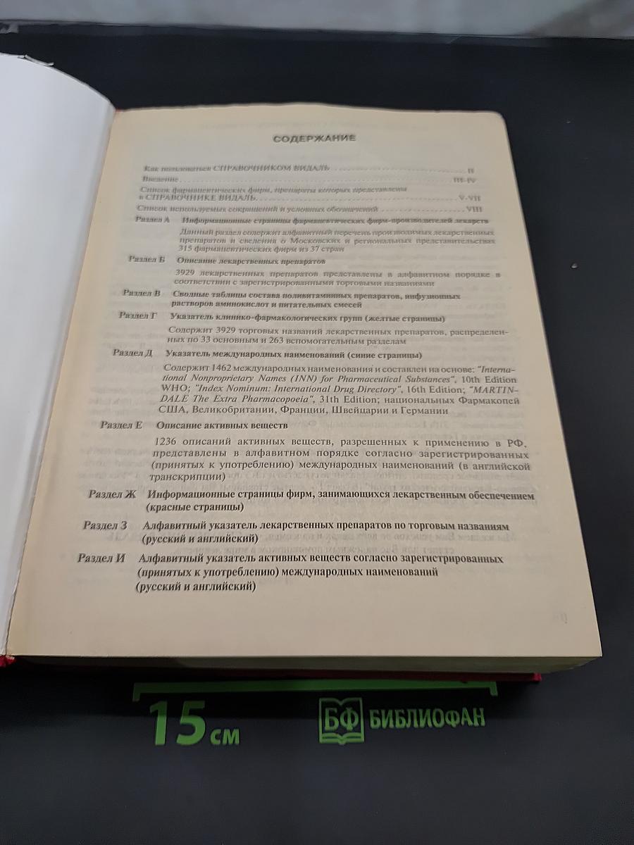 Справочник Видаль. Лекарственные препараты в России