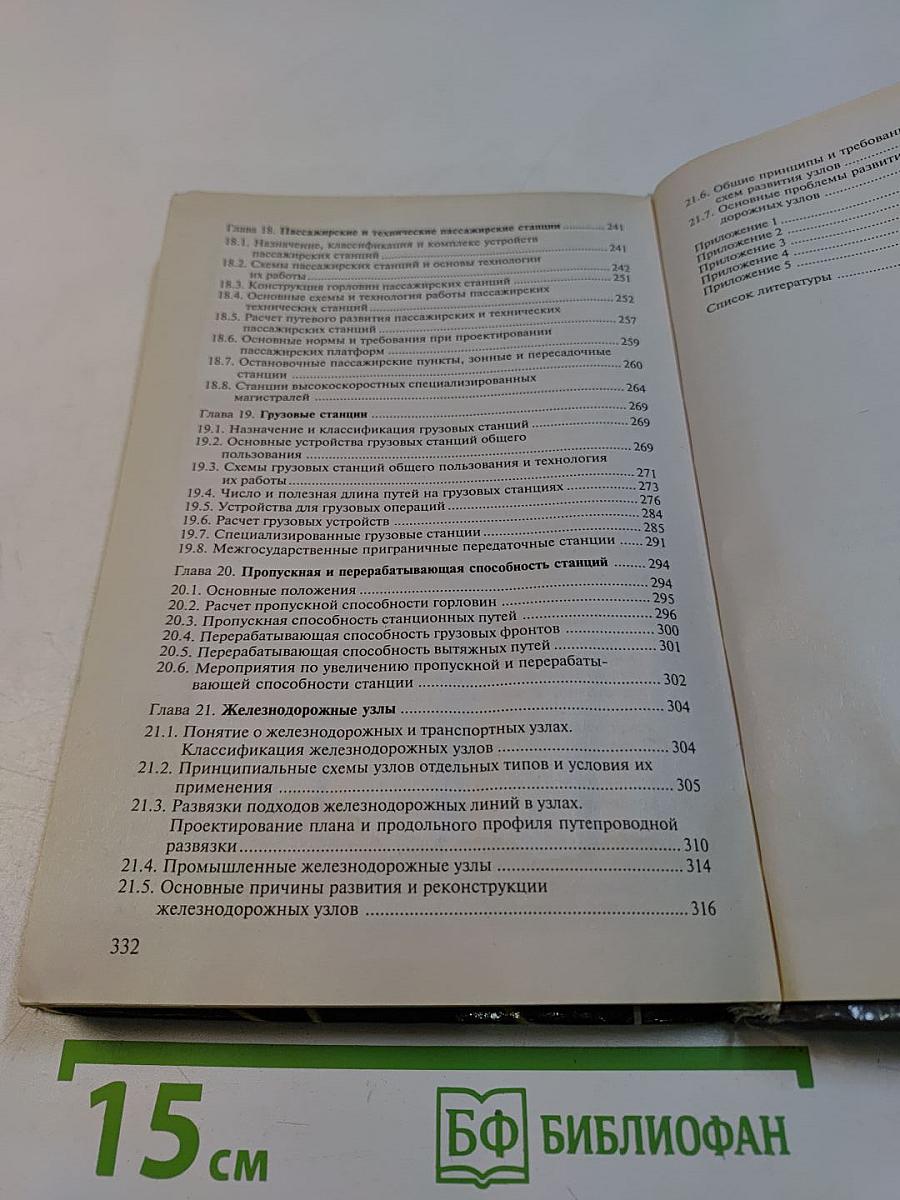 Железнодорожные станции и узлы