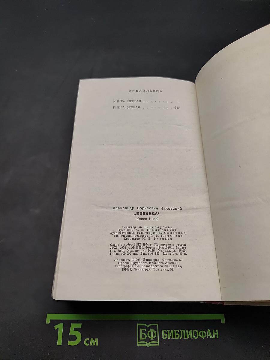 Блокада. Книги первая и вторая