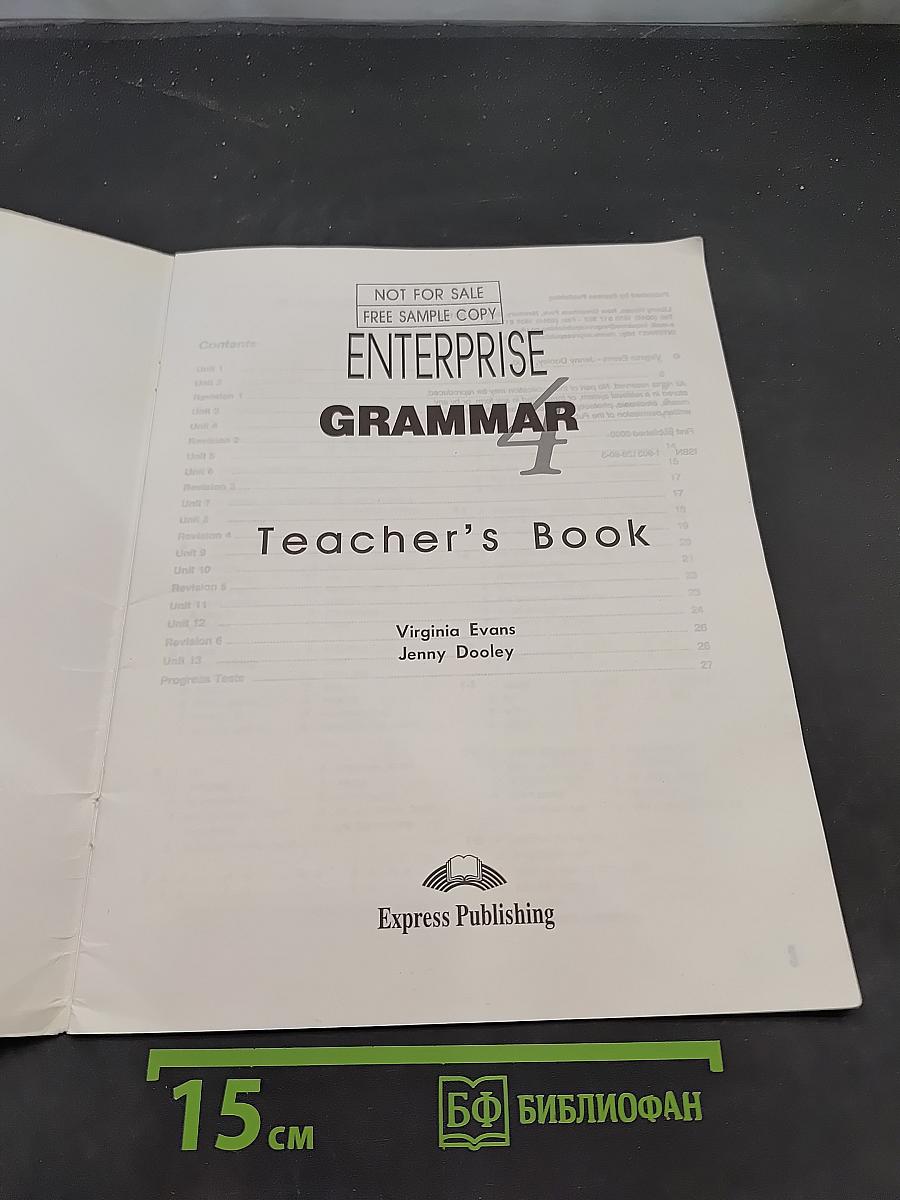Enterprise Grammar 4 Teacher's Book