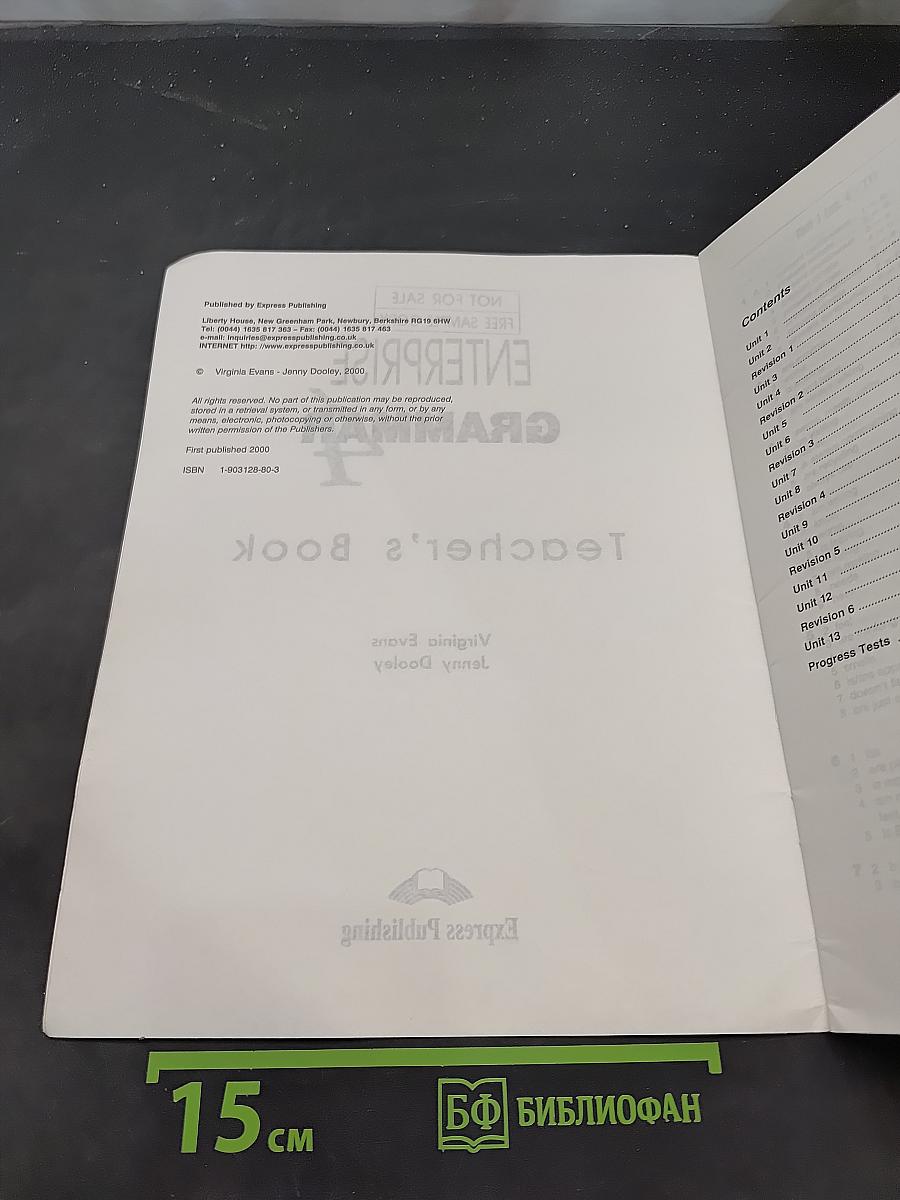 Enterprise Grammar 4 Teacher's Book