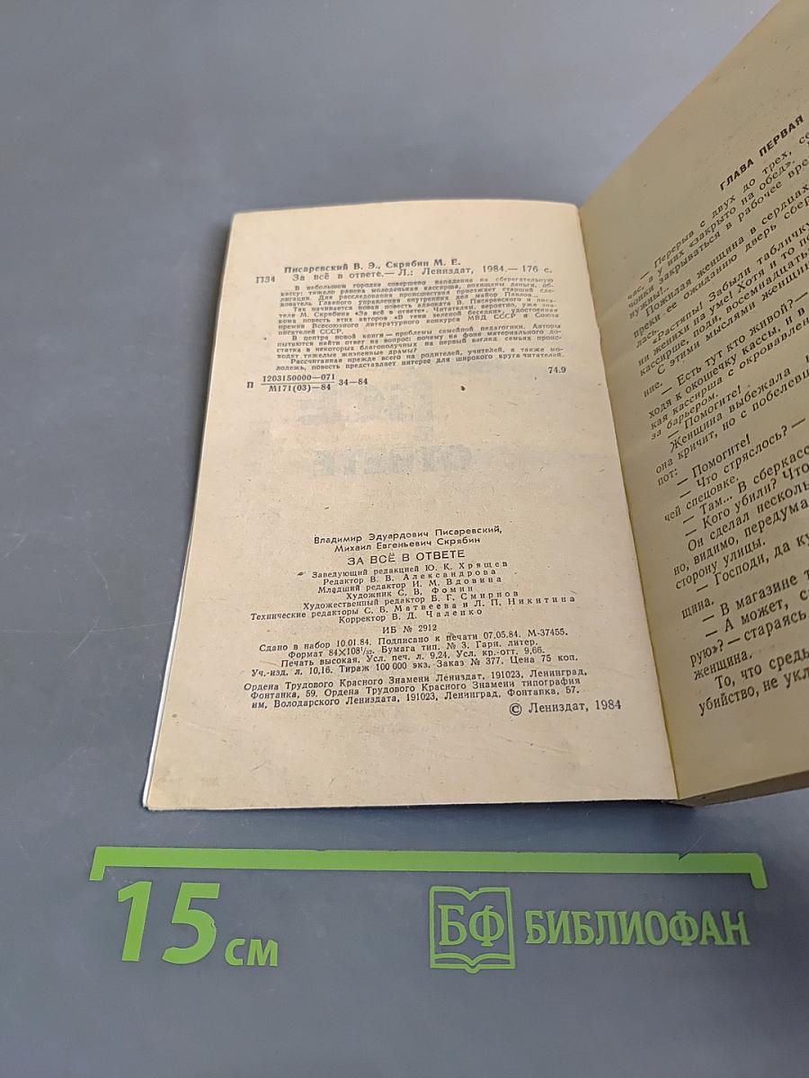 За всё в ответе