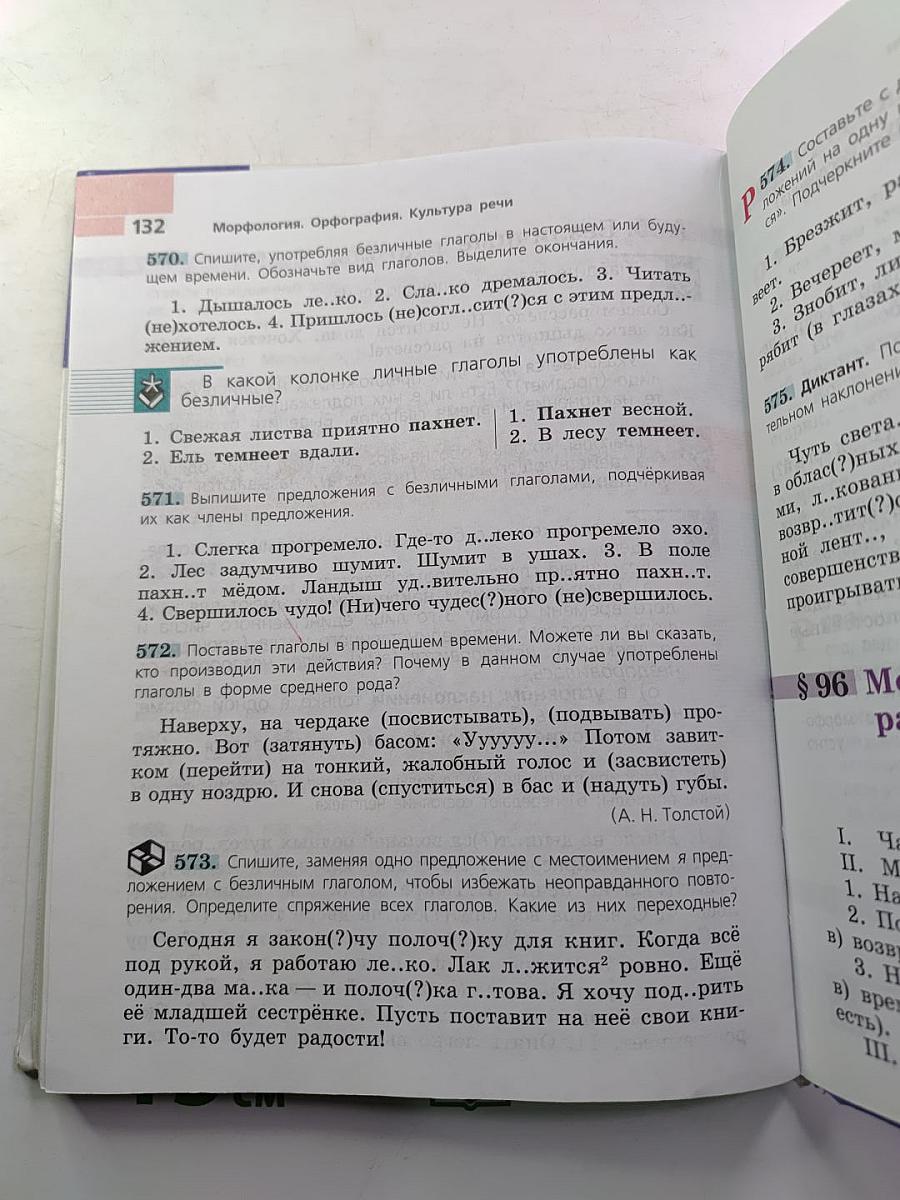 Русский язык 6 класс. Часть 2