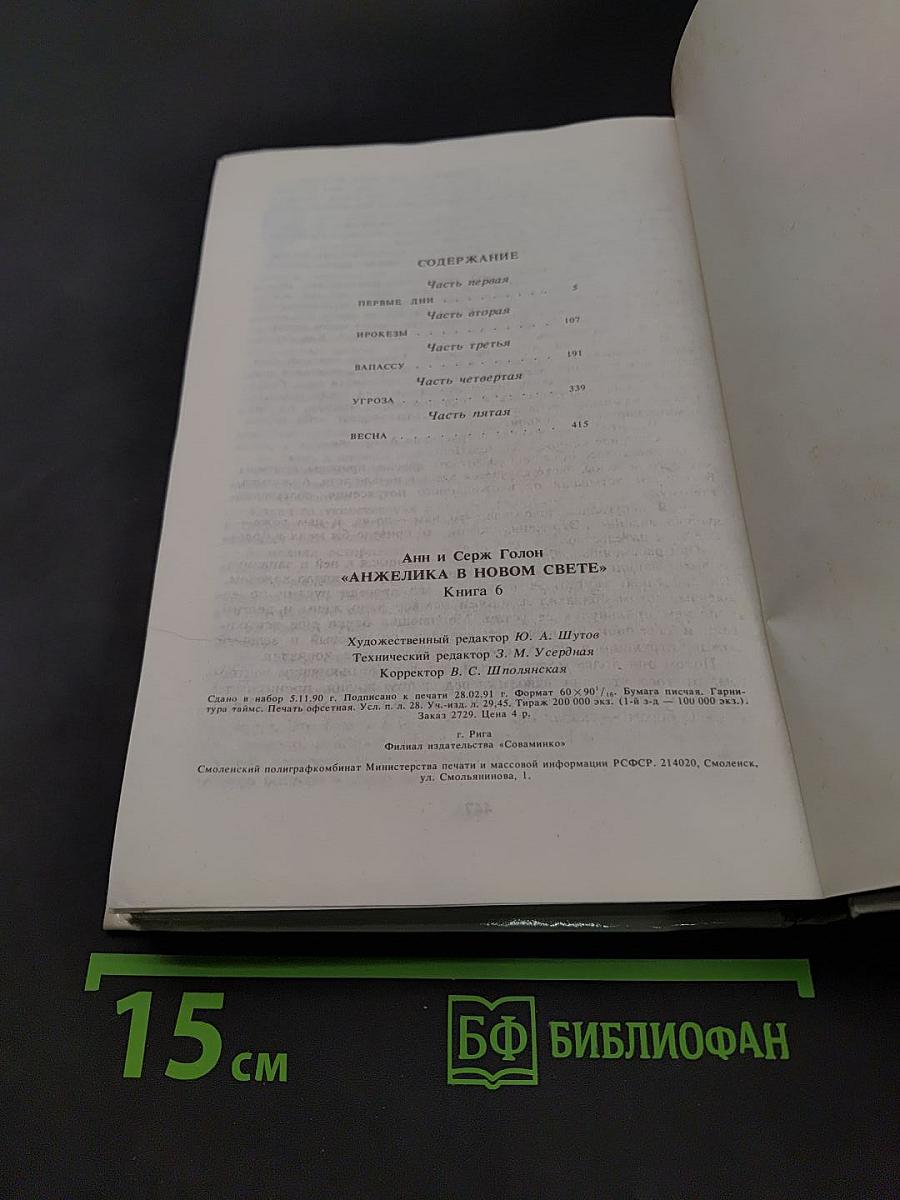 Анжелика в новом свете. Книга 6