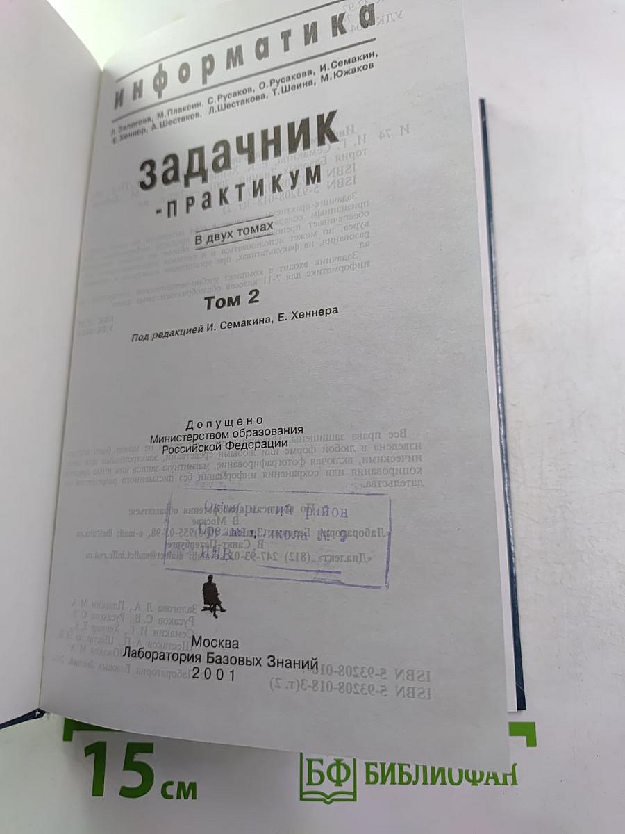 Информатика. Задачник-практикум. Том 2